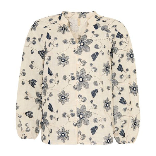Flora skjorte - Cream - Ofelia