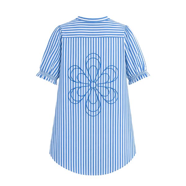 Jay kjole - Blå striber - Marc Lauge
