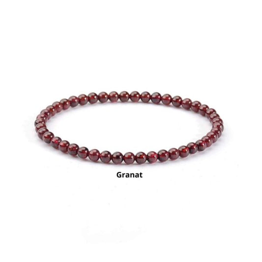 Armbånd 3mm granat