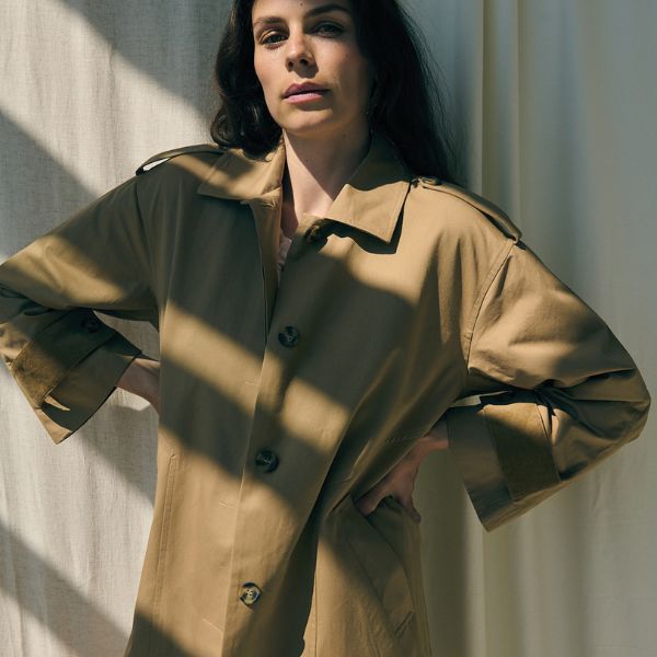 Alma Trenchcoat - Sand - La Róuge