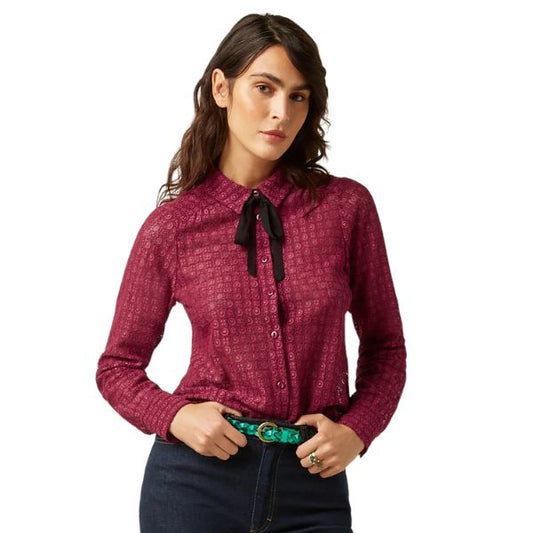 Elia blouse Branco Lace - King Louie