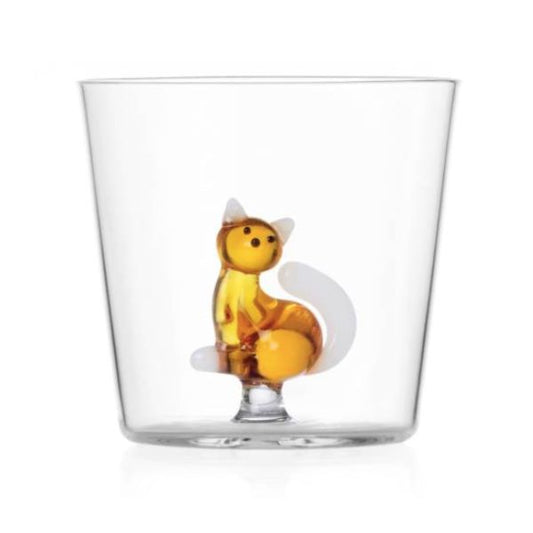 Glas - Amber kat hvid hale - Tabby cat - Ichendorf