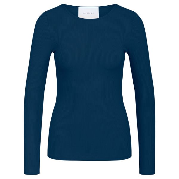 Lisa basic t-shirt - Navy - La Róuge