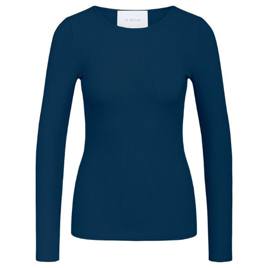 Lisa basic t-shirt - Navy - La Róuge