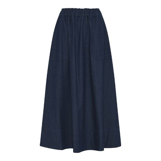 Charlotte skirt - Mørk denim - La Róuge