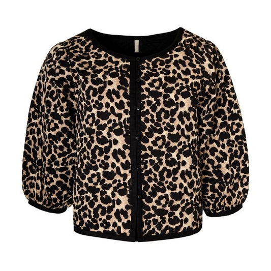 Sally jakke - Leopard  - Ofelia