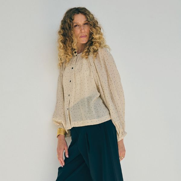 Dot shirt - Sand - La Róuge