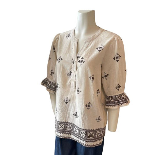 Lotte bluse - Cream - Ofelia
