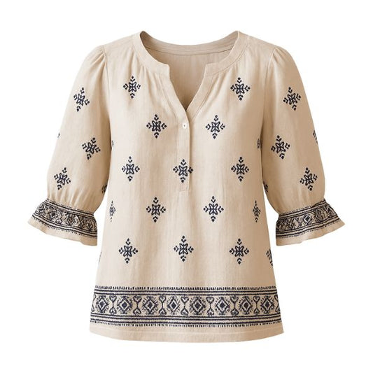 Lotte bluse - Cream - Ofelia
