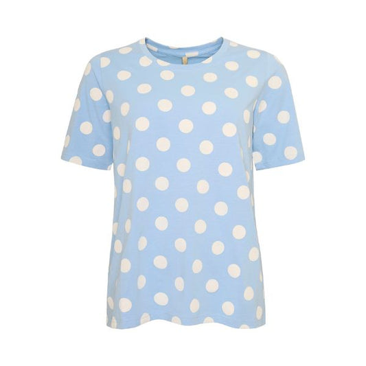 Jenni t-shirt - Lyseblå m. prikker - Ofelia