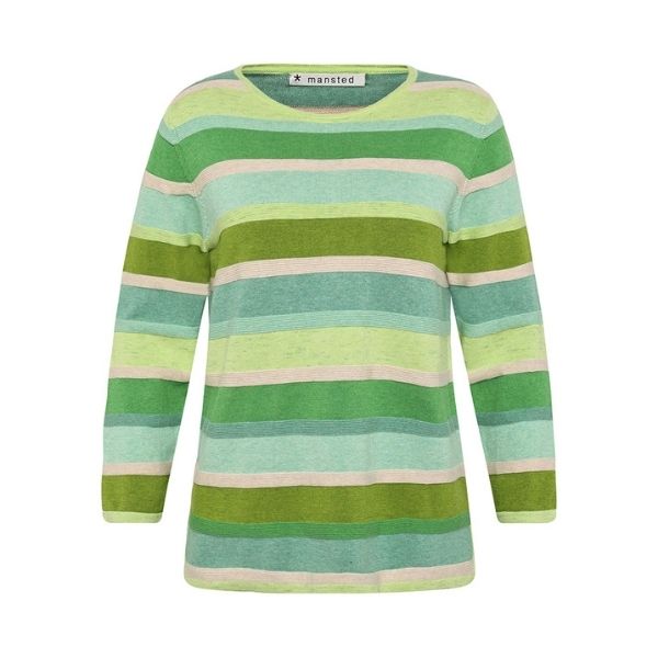 Adele bluse - Green - Mansted