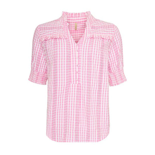 Agna skjorte - Pink - Ofelia