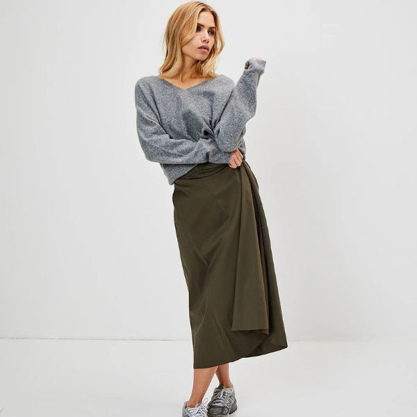 Vilma skirt - Army green - La Rouge