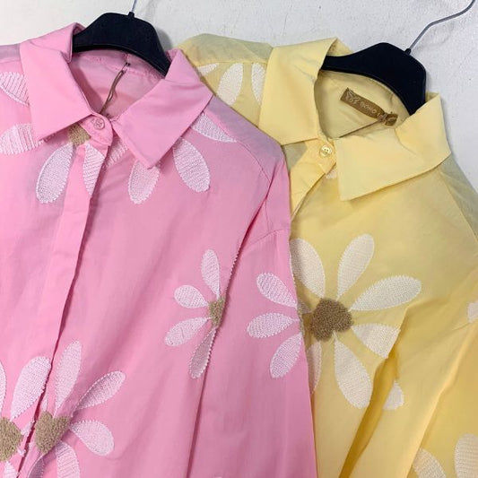 Skjorte - flower - Boho Love