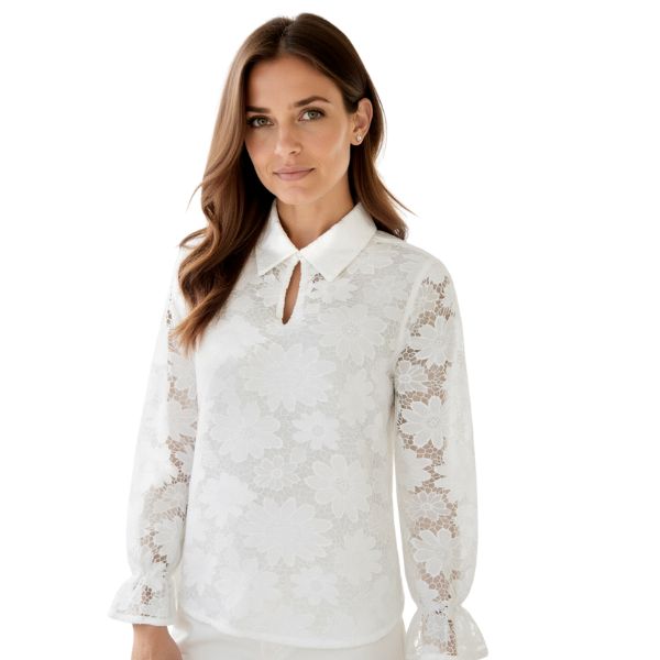 Oasis bluse - Hvid - Ofelia