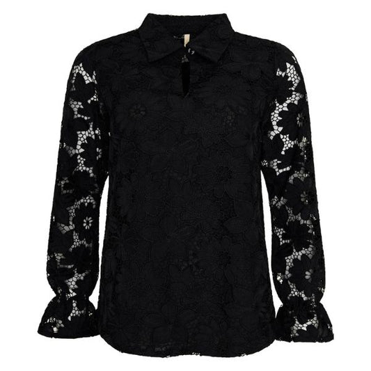 Oasis bluse - Sort - Ofelia