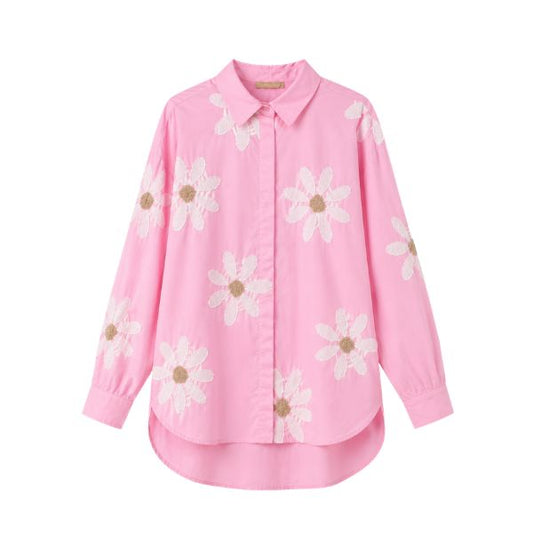 Skjorte - Rosa flower - Boho Love