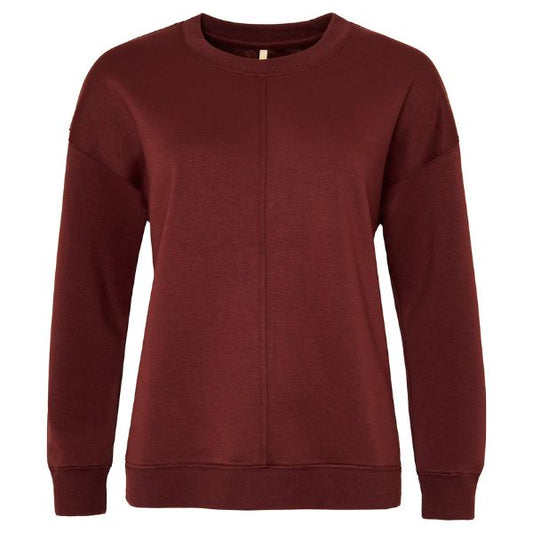 Rimel bluse - Rund hals - Bordeaux - Ofelia