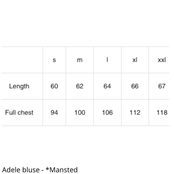 Adele bluse - Green - Mansted