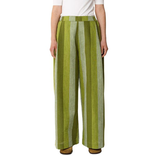Lur Trouser - Green stripes - SKFK
