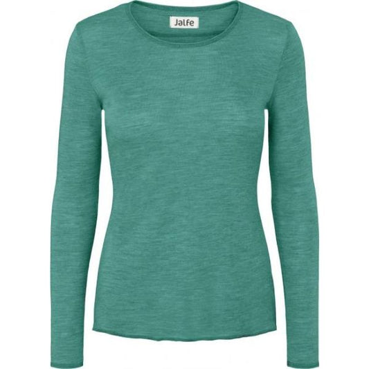 Merinould bluse - Emerald - Jalfe