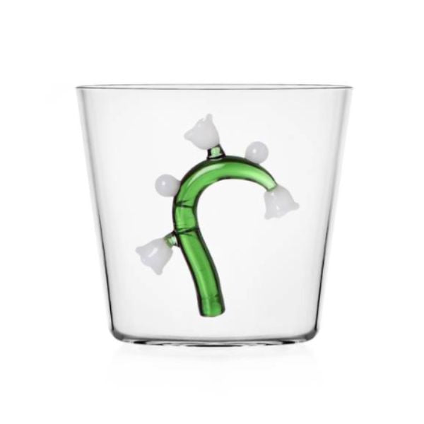 Glas - Hvid blomst - Ichendorf