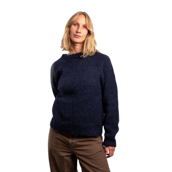 Ida strik - Navy - Coffee Beanies