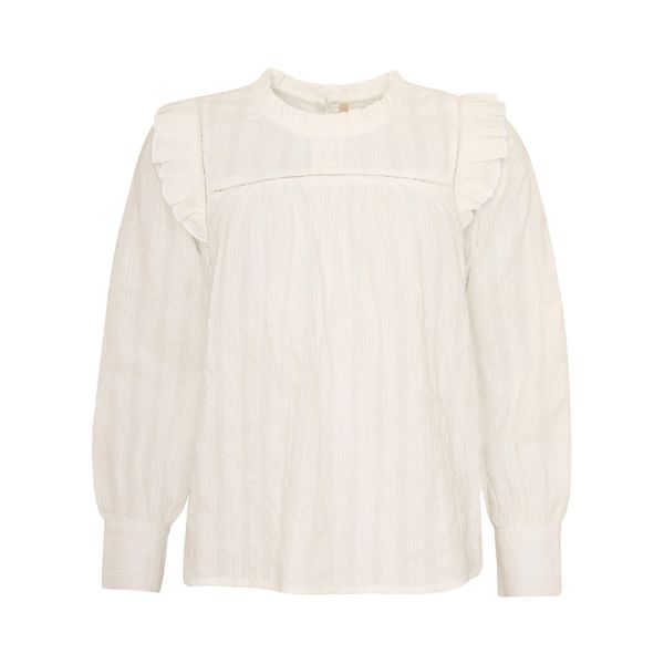 Nete bluse - Hvid - Ofelia