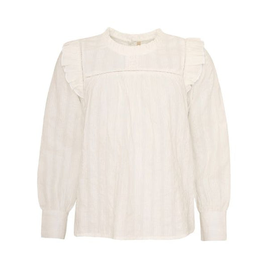 Nete bluse - Hvid - Ofelia