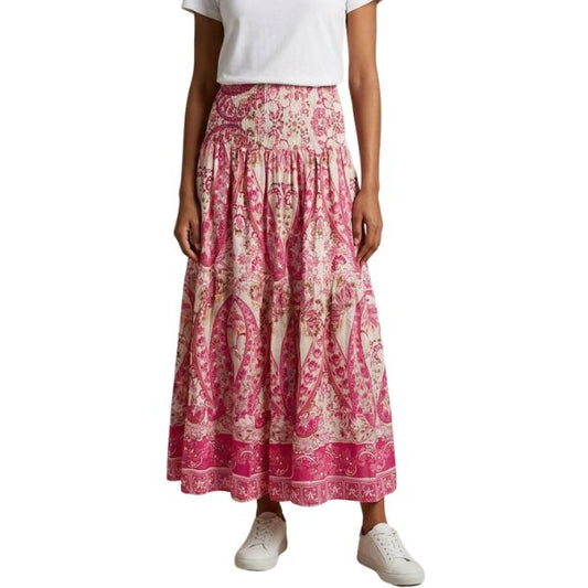 Bella nederdel - Pink Paisley - Moondust