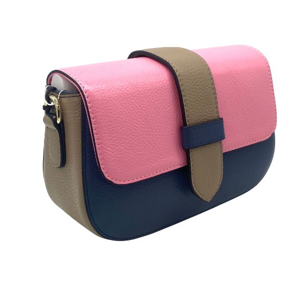 Taske - Blå og pink - Just d´lux