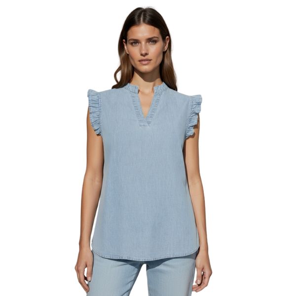 Nora top - Lys denim - Ofelia
