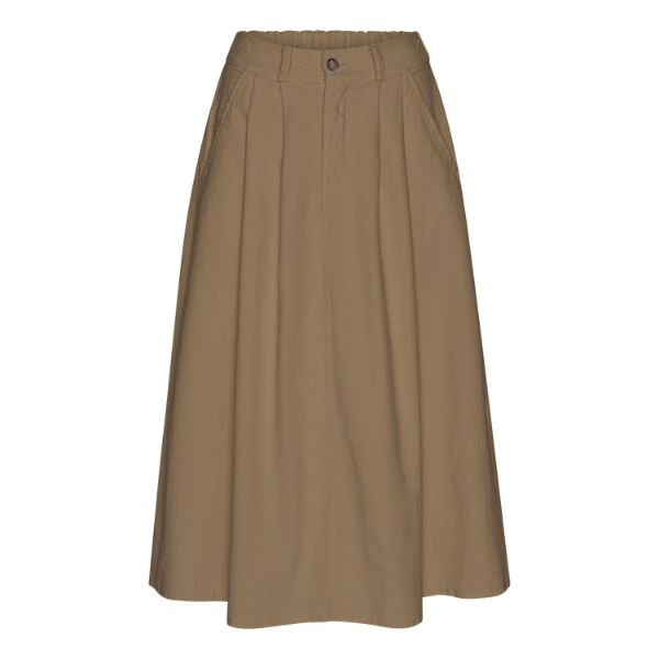 Ellinor fløjlsnederdel - Fango - Amaze Cph.