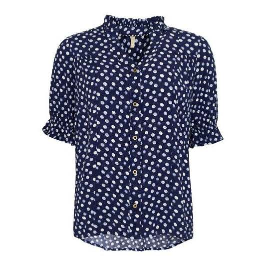 Lou shirt - Dyb blå - Ofelia