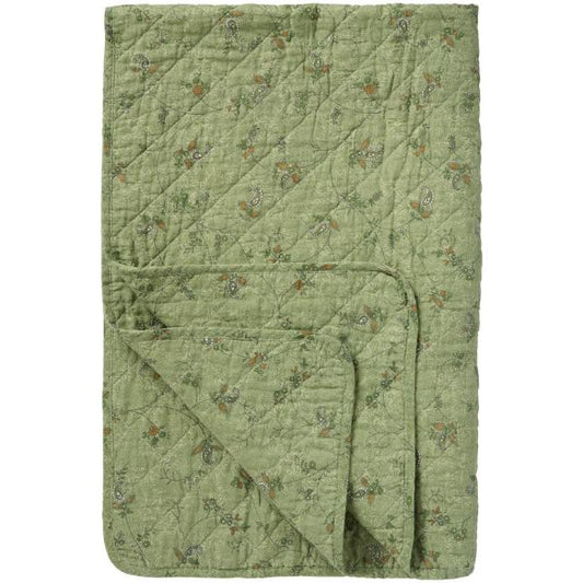 Quilt 130*180 - Grøn blomst - Ib Laursen