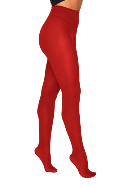 Strømpebukser 50 Den. - Ruby red str. 36-42 - Pamela Mann