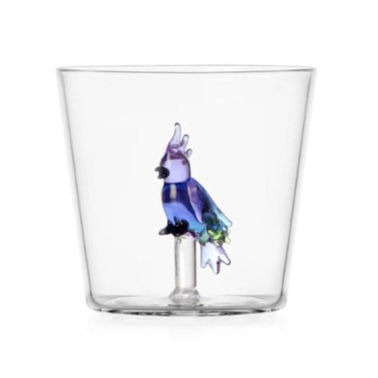 Glas - Blå kakadue - Ichendorf