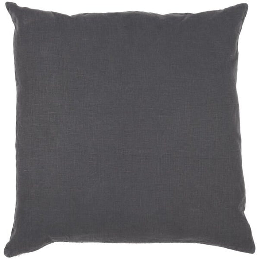 Pudebetræk i hør 50*50cm - Antracit 6203-34 - Ib Laursen