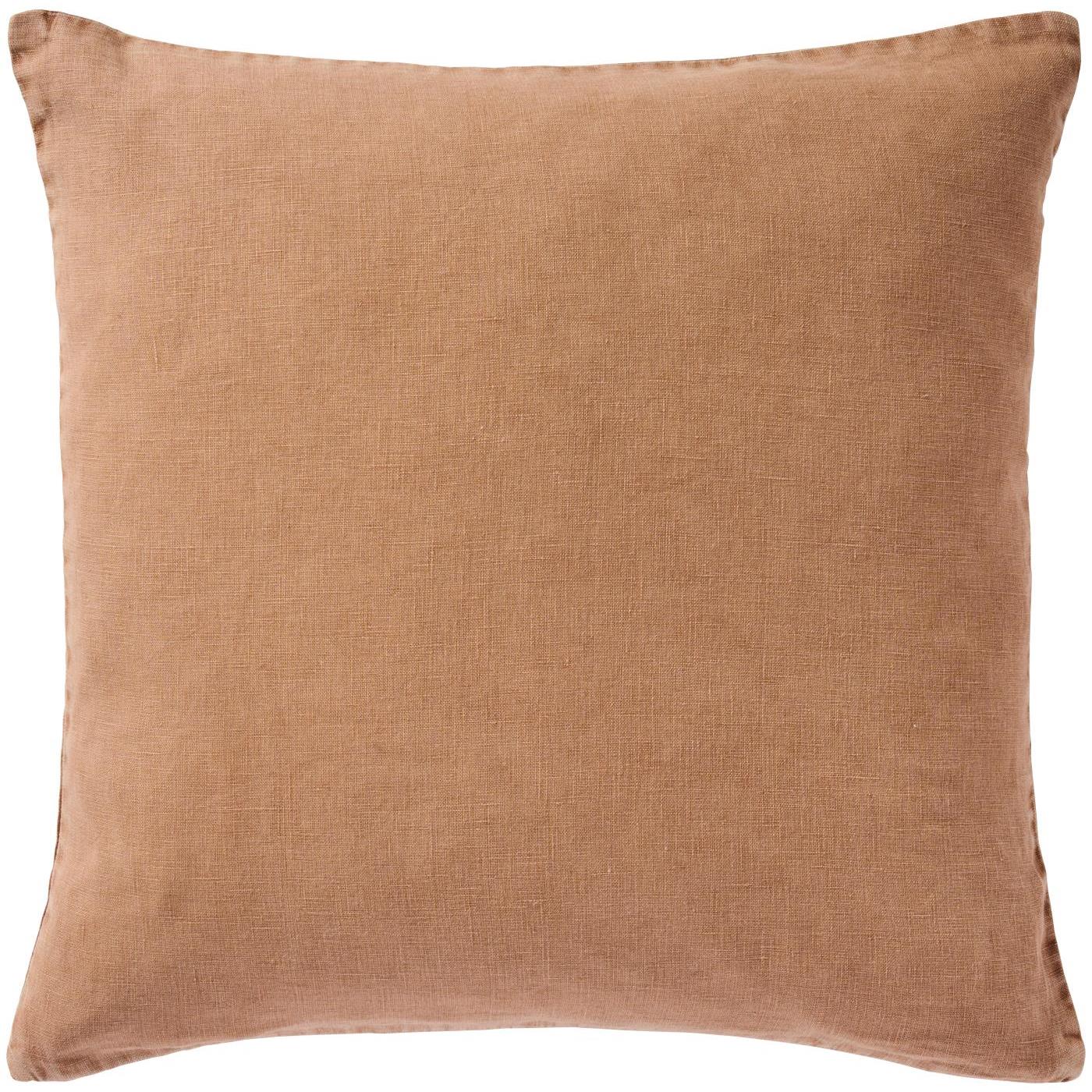 Pudebetræk 50*50 - Camel brun - Ib Laursen