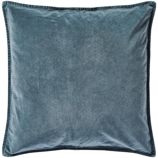 Pudebetræk 52*52- Velour - Chalk blue - Ib Laursen