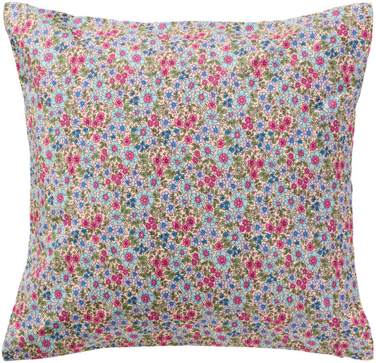 Pudebetræk 60*60 - Fuchsia blomster - Ib Laursen