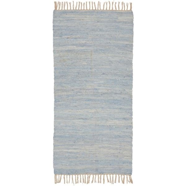 Kludeløber 120*60cm - Lyseblå - Ib Laursen
