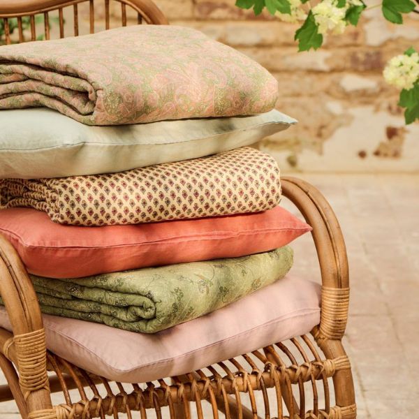 Quilt 130*180 - Grøn blomst - Ib Laursen