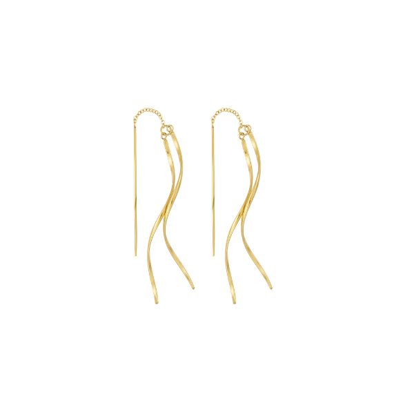 Waves øreringe - Guldbelagt - Wolff Jewelry