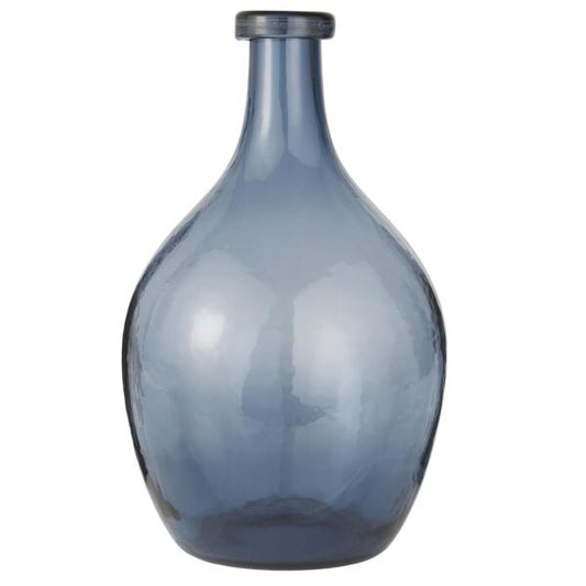 Glasballon - Blå 8702-13 mundblæst - Ib Laursen