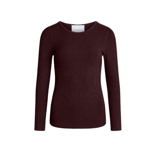Lisa t-shirt - Aubergine - La Róuge