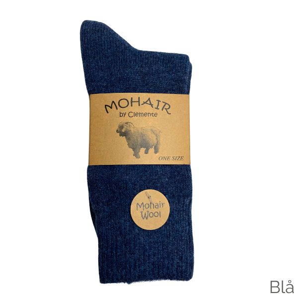 Mohair strømper - Blå - Clemente