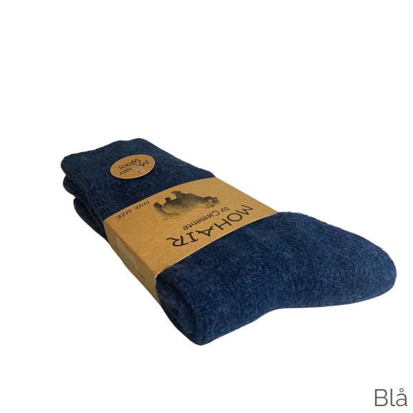 Mohair strømper - Blå - Clemente