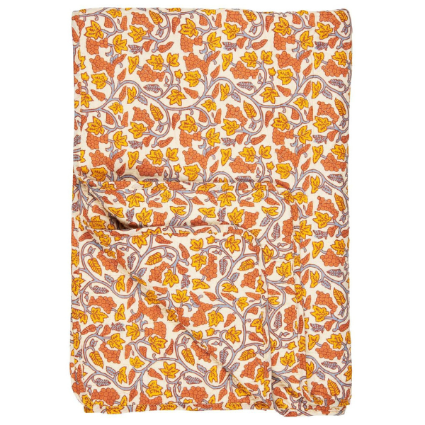 Quilt - Gule/orange vinranker - Ib Laursen