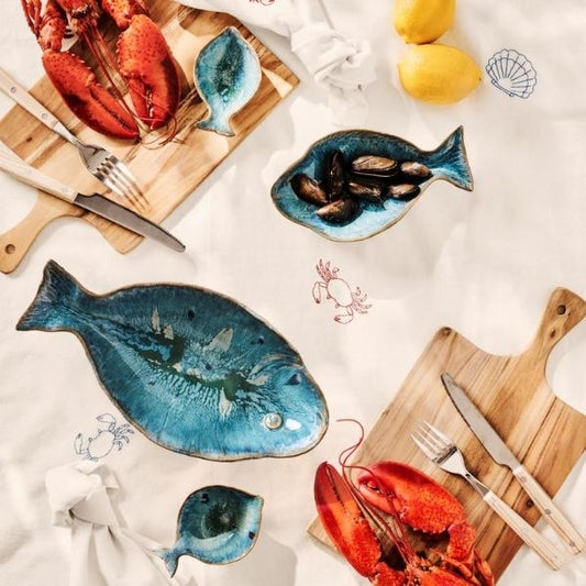 Fiskeformet skål - Ocean - Ib Laursen
